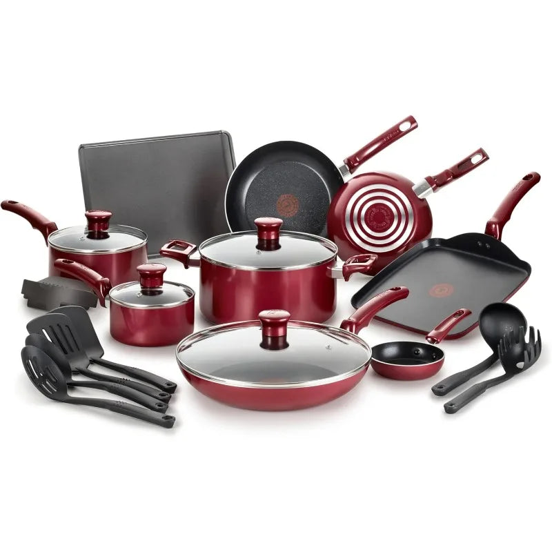 20-piece non-stick pot and pan set
