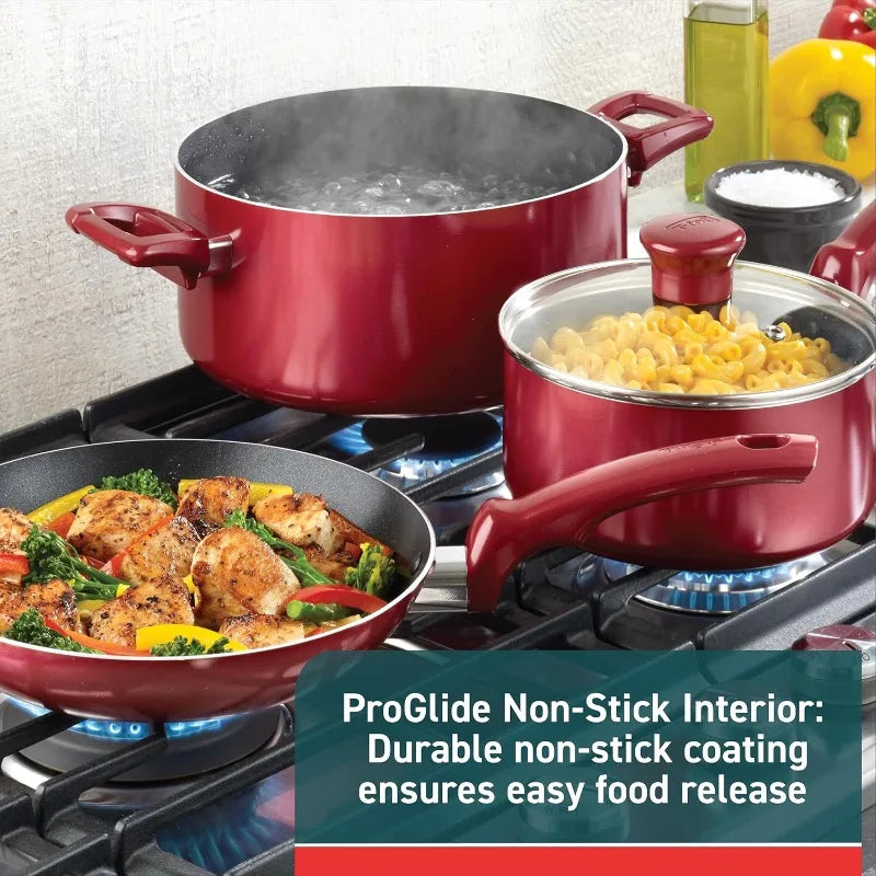 20-piece non-stick pot and pan set