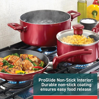 20-piece non-stick pot and pan set