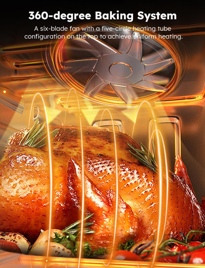 Nuwave Brio 15.5Qt Air Fryer Rotisserie Oven, X-Large Family Size, Powerful 1800W