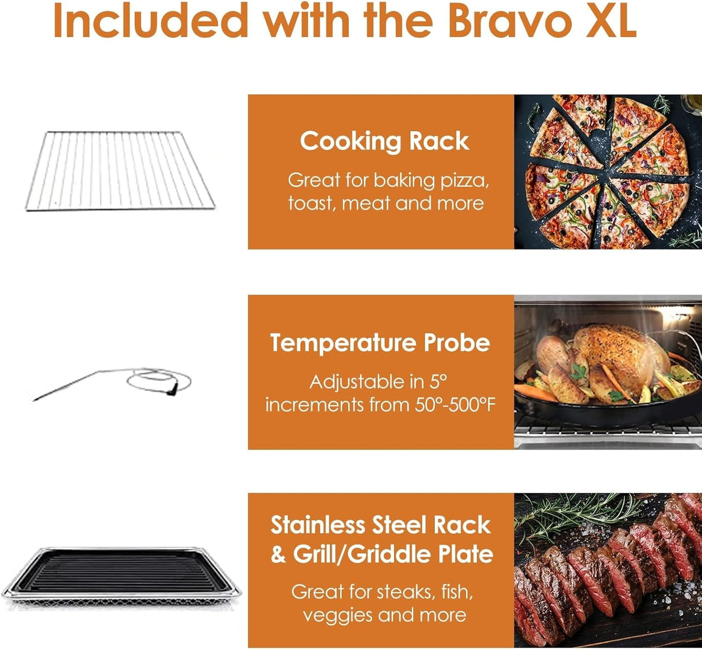 Nuwave Bravo XL Air Fryer Toaster Smart Oven, 12-in-1 Countertop Grill
