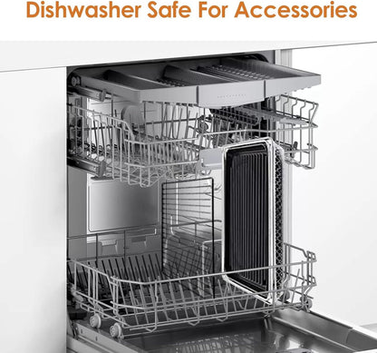 Nuwave Bravo XL Air Fryer Toaster Smart Oven, 12-in-1 Countertop Grill