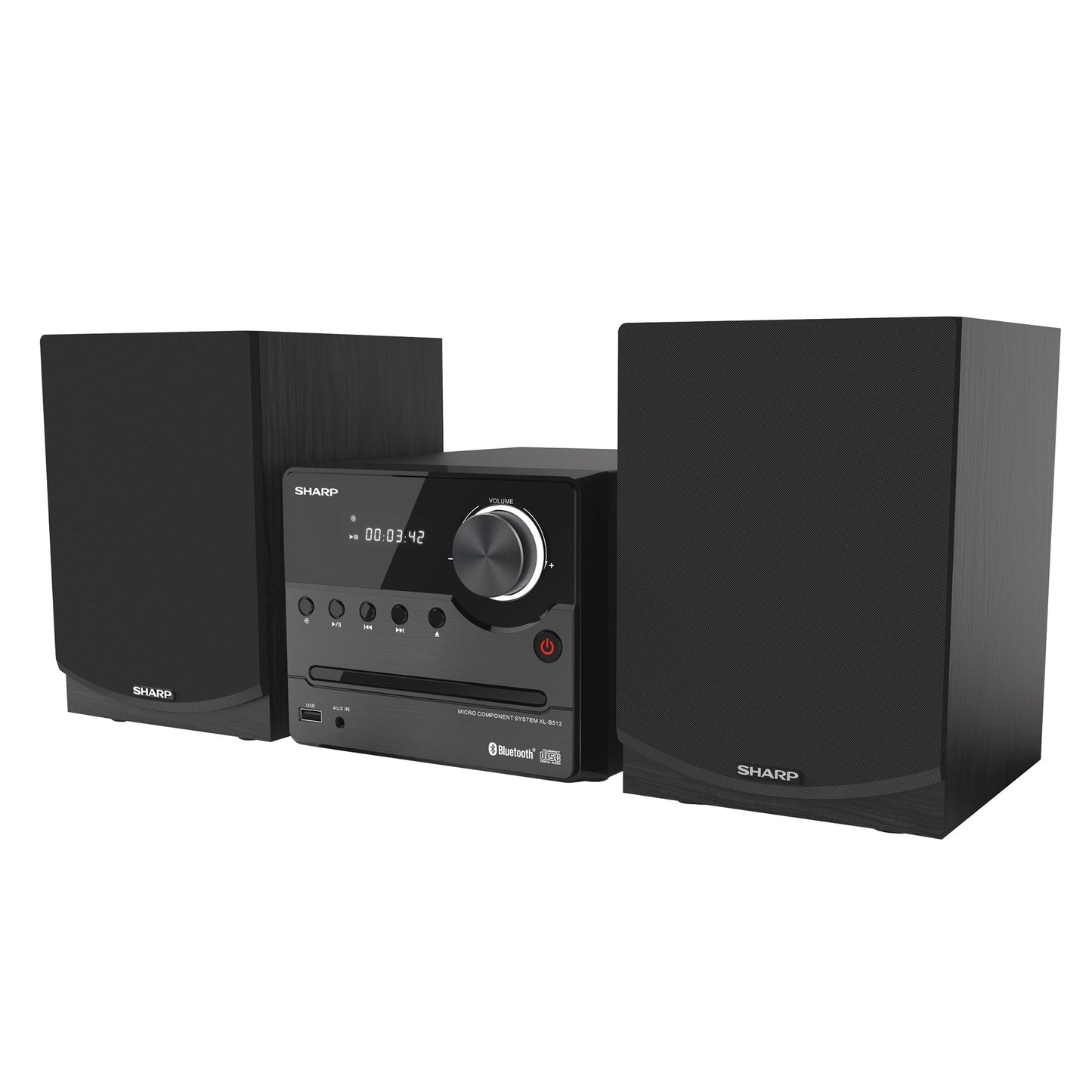 Sharp Micro Stereo System with CD/MP3/FM/Bluetooth
